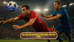 Kèo cược đội ghi bàn từ tình huống phối hợp cánh