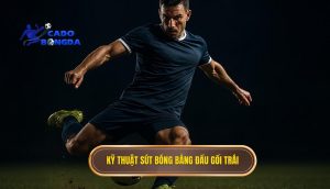 Kỹ thuật sút bóng bằng đầu gối trái