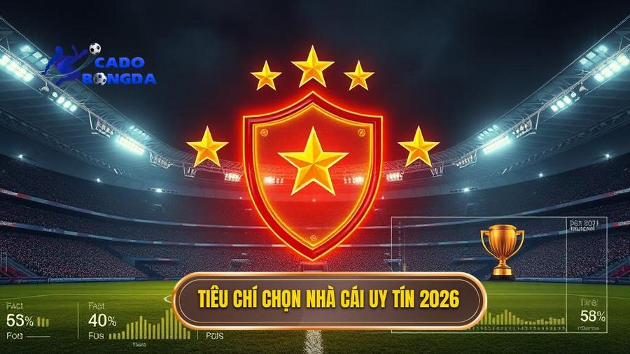 Tiêu chí đánh giá top nhà cái cá cược bóng đá uy tín 2026