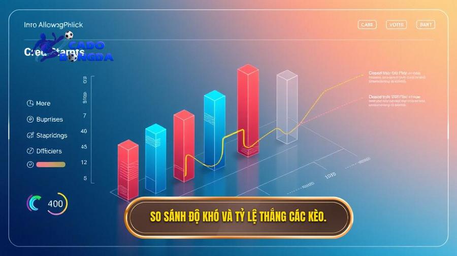 Bảng so sánh độ khó và tỷ lệ thắng của các loại kèo phổ biến