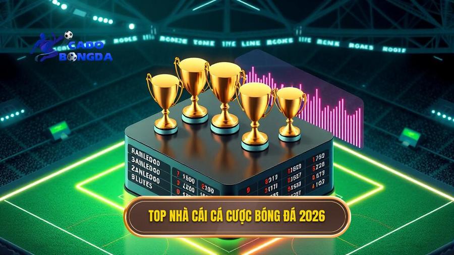 Bảng so sánh top nhà cái cá cược bóng đá uy tín 2026 nổi bật